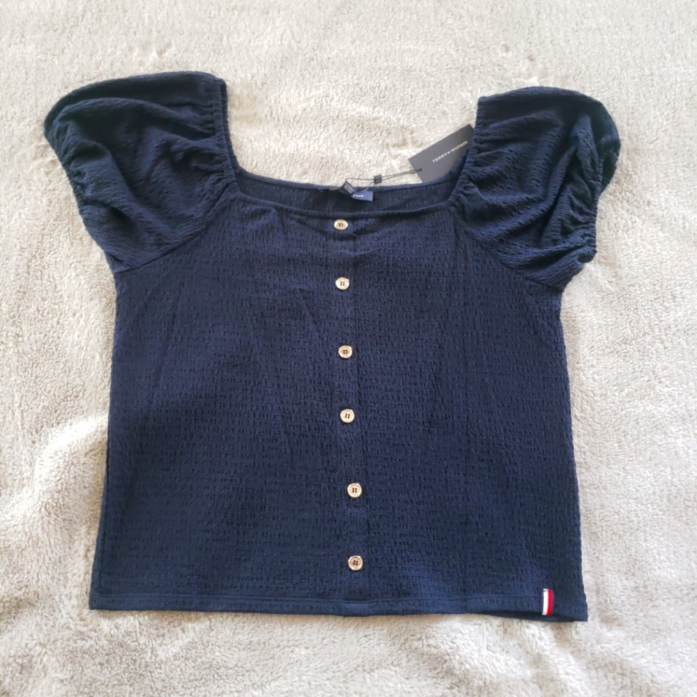 Navy Blue Tommy Hilfiger top